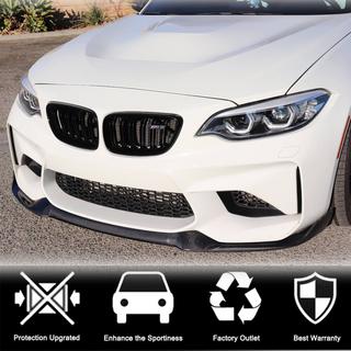 Front Bumper Lip V4 for F87 M2, Carbon BMW 2 Series F22/F23 2014-2021 photo 2
