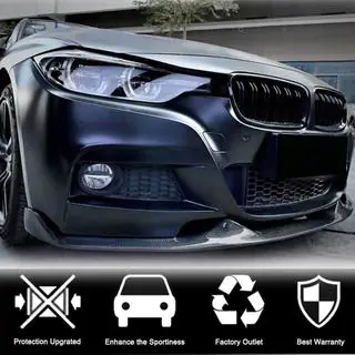 Front Bumper Lip Mad-Style for F30 M-Sport, Carbon photo 2