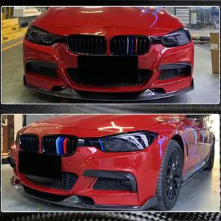 Front Bumper Lip Mad-Style for F30 M-Sport, Carbon photo 3