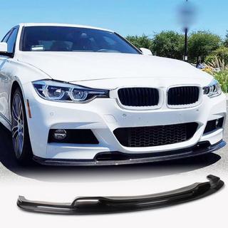 Front Bumper Lip V-Style for F30 M-Sport, Carbon BMW 3 Series F30/F31 2012-2019 photo 1