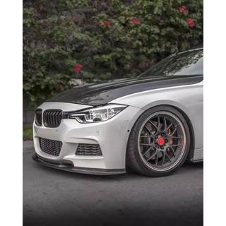Front Bumper Lip V-Style for F30 M-Sport, Carbon BMW 3 Series F30/F31 2012-2019 photo 3
