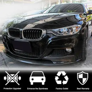 Front Bumper Lip MP-Style for F30 M-Sport, Carbon photo 2