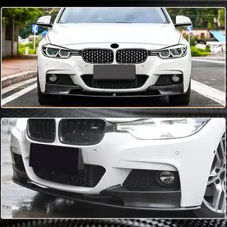 Front Bumper Lip MP-Style for F30 M-Sport, Carbon photo 4