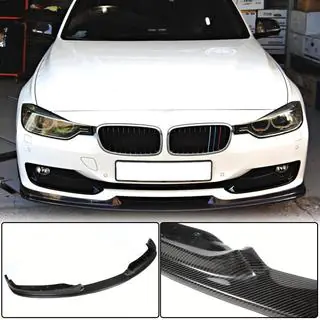 Front Bumper Lip Spoiler (for F30 Base 2012-2015, Carbon) photo 1