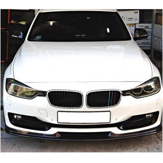 Front Bumper Lip Spoiler (for F30 Base 2012-2015, Carbon) BMW 3 Series F30/F31 2012-2019 photo 2