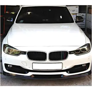 Front Bumper Lip Spoiler (for F30 Base 2012-2015, Carbon) photo 2
