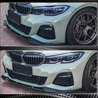 Front Bumper Lip SC-Style for M-Sport 2018-2022 Carbon BMW 3 Series G20/G21 2018- photo 4
