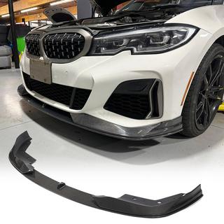 Front Bumper Lip AC-Style (for M-Sport 2018-2022, Carbon) BMW 3 Series G20/G21 2018- photo 1