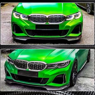 Front Bumper Lip V3 for M-Sport 2018-2022, Carbon BMW 3 Series G20/G21 2018- photo 3