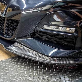 Front Bumper Lip V5 (for M-Sport 2018-2022, Carbon) BMW 3 Series G20/G21 2018- photo 4