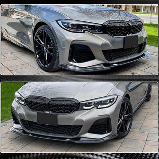 Front Bumper Lip V7 for M-Sport 2018-2022 Carbon BMW 3 Series G20/G21 2018- photo 4