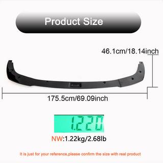Front Bumper Lip V1 for M-Sport 2022+ Carbon BMW 3 Series G20/G21 2018- photo 4