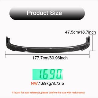 Front Bumper Lip V2 for M-Sport 2022+ Carbon BMW 3 Series G20/G21 2018- photo 4