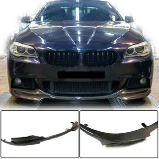 Front Bumper Lip V1 (for F10 M-Sport, Carbon) photo 1