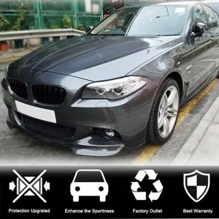 Front Bumper Lip V1 (for F10 M-Sport, Carbon) photo 2