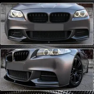 Front Bumper Lip V3 for F10 M-Sport, Carbon photo 4