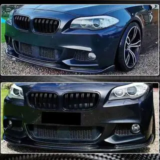 Front Bumper Lip V2 for F10 M-Sport, Carbon photo 3
