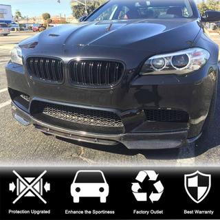 Front Bumper Lip V1 for F10 M5, Carbon BMW 5 Series F10/F11 2010–2016 photo 2