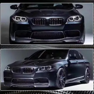 Front Bumper Lip V1 for F10 M5, Carbon photo 4