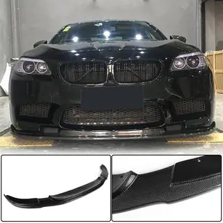 Front Bumper Lip V3 for F10 M5, Carbon photo 1