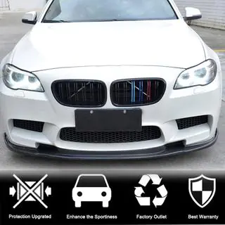 Front Bumper Lip V3 for F10 M5, Carbon photo 2