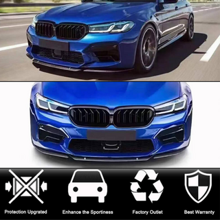 Front Bumper Lip V4 for M5 F90 2020-2024, Carbon BMW 5 Series G30/G31 2017–2023 photo 2