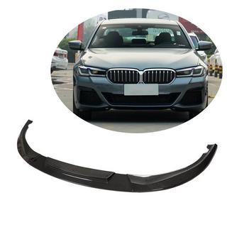 Front Bumper Lip V2 for M-Sport 2021-2024, Carbon BMW 5 Series G30/G31 2017–2023 photo 1