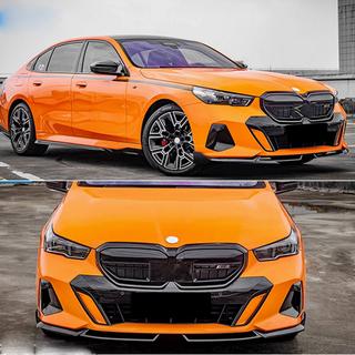 Front Bumper Lip (for M-Sport, Carbon) BMW 5/i5 Series G60/G60E/G61 2023- photo 2