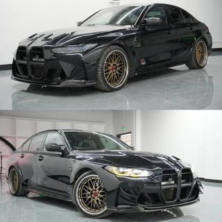 Front Bumper Lip V1 for G80 Carbon BMW 3 Series G20/G21 2018- photo 2