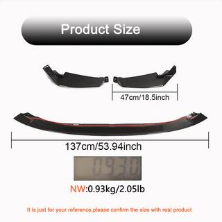Front Bumper Lip V2 for G82/G83, Carbon BMW 4 Series G22/23/26 2020- photo 4