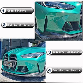 Front Bumper Lip V6 for G82/G83 Carbon BMW 4 Series G22/23/26 2020- photo 3