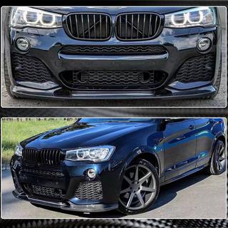 Front bumper lip (for M-Sport 2014-2018, Carbon) BMW X3 F25 2011-2018 photo 3