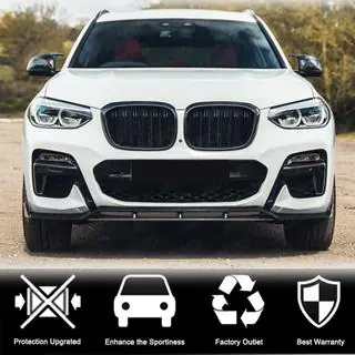 Front bumper lip for original M-Sport 2018-2021, Carbon photo 3