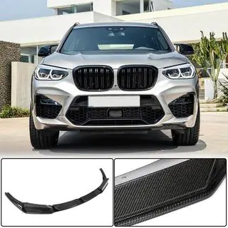 Front Bumper Lip V1 for F97 2018-2021, Carbon photo 1