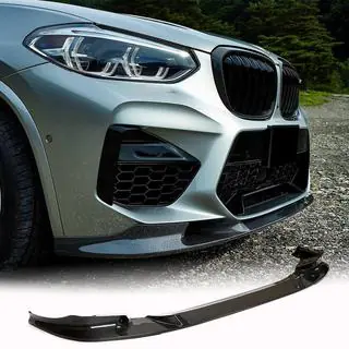 Front Bumper Lip V2 for F98 2018-2021, Carbon photo 2