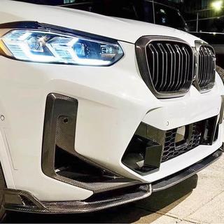 Front Bumper Lip Spoiler (for F98 2022-2025, Carbon) photo 1