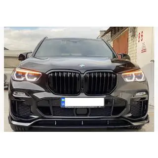 Front Lip Spoiler Paradigm V-3 (2018-2022, Gloss Black)