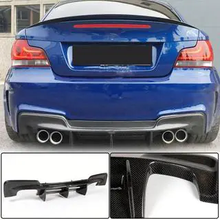 Rear Bumper Diffuser (for 1M E82, Carbon) BMW 1 Series E81/E82/E87/E88 2004-2011 photo 2