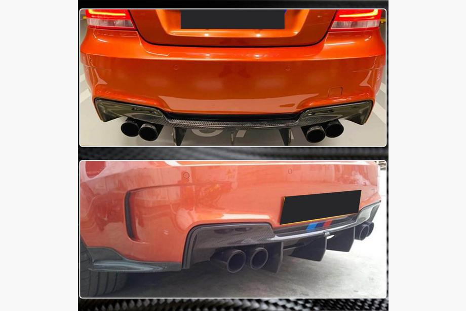 BMW 1 Series E81/E82/E87/E88 2004-2011 Rear Bumper Diffuser FRP (for 1M E82) Photo 4