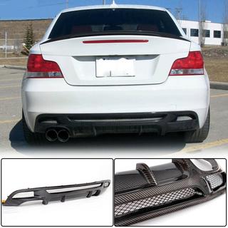 Rear Bumper Diffuser V2 (for E82/E88 M-Sport, Carbon) BMW 1 Series E81/E82/E87/E88 2004-2011 photo 3