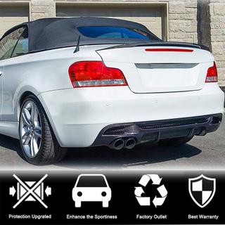 Rear Bumper Diffuser V2 (for E82/E88 M-Sport, Carbon) BMW 1 Series E81/E82/E87/E88 2004-2011 photo 4