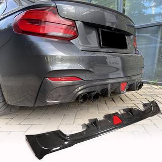 Rear Bumper Diffuser V2 for F22/F23 M-Sport, Carbon photo 1