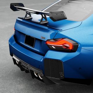 Rear Bumper Diffuser V2 (for G87, Carbon) photo 2