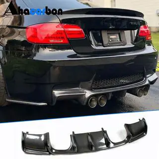 Rear Bumper Diffuser V-Style (for M3, Carbon) photo 1