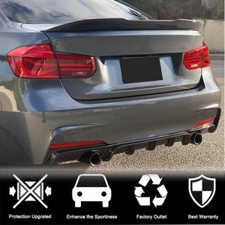 Rear Bumper Diffuser V1 for F30 M-Sport, Carbon photo 3