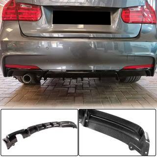 Rear Bumper Diffuser V3 (for F30 M-Sport, Carbon) photo 1