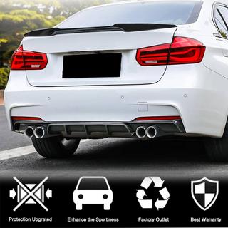 Rear Bumper Diffuser V4 (for F30 M-Sport, Carbon) photo 3