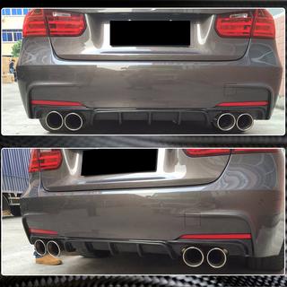Rear Bumper Diffuser V4 (for F30 M-Sport, Carbon) photo 4
