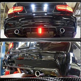 Rear Bumper Diffuser V2 for F30 M-Sport, Carbon photo 3