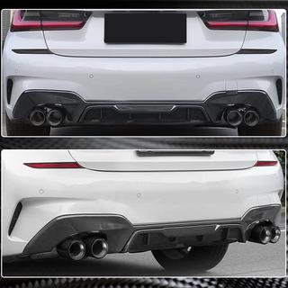 Rear Bumper Diffuser V7 (for M-Sport 2018-2022, Carbon) photo 4